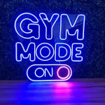 LUMINÁRIA PAINEL NEON LED - GYM MODO ON- 80x80