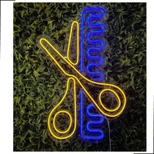 LUMINÁRIA PAINEL NEON LED- KIT TESOURA/PENTE 69x52