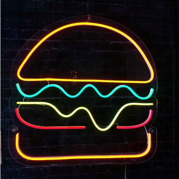 LUMINÁRIA PAINEL NEON LED - BURGUER - 50x50 - Imagem 1