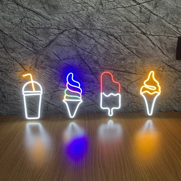 LUMINÁRIA PAINEL NEON LED - KIT GELATTO - 15x12 - Imagem 1