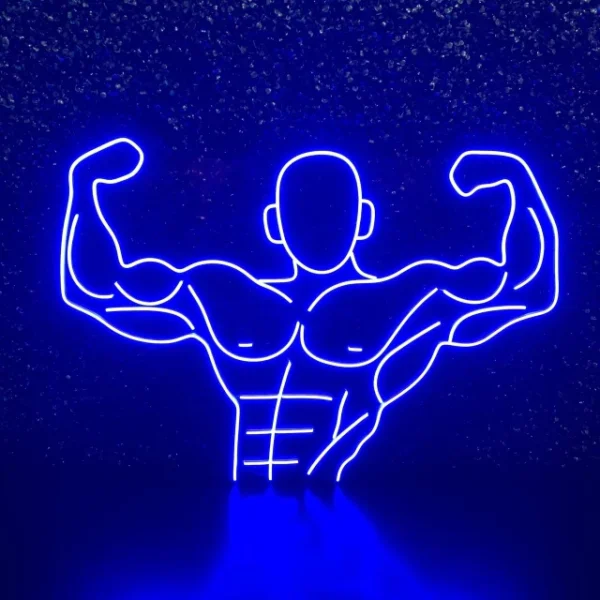 LUMINÁRIA PAINEL NEON LED - FISIOCULTURISTA- 90cm - Imagem 1
