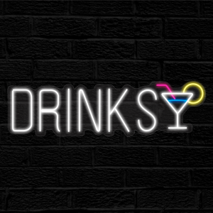 LUMINÁRIA PAINEL NEON LED - DRINKS - 80x22