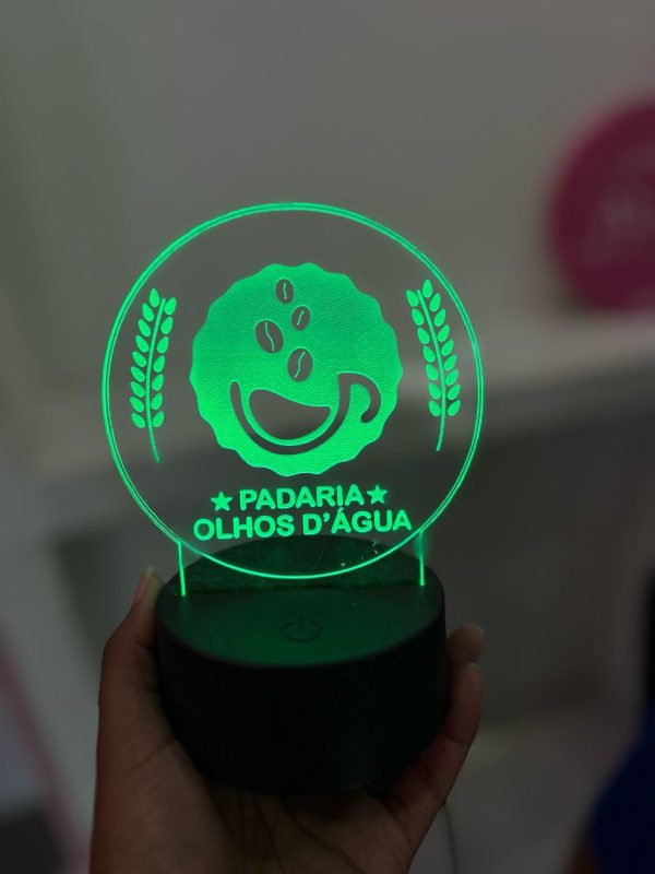 Luminária LED Em Acrílico Personalizada - Imagem 1