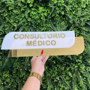 PLACA DE SINALIZAÇÃO - 44x14