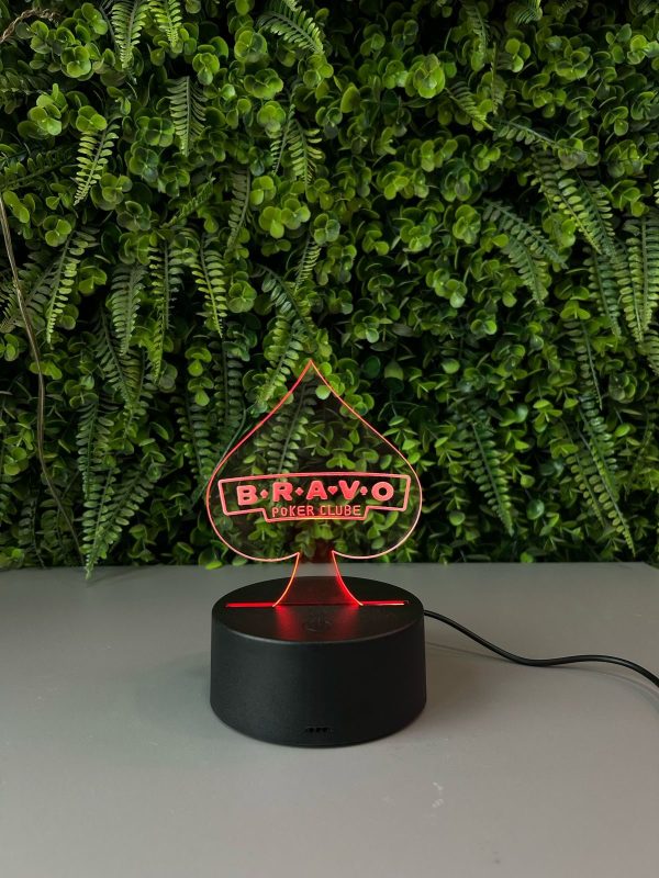 Luminária LED Em Acrílico Personalizada - Imagem 1